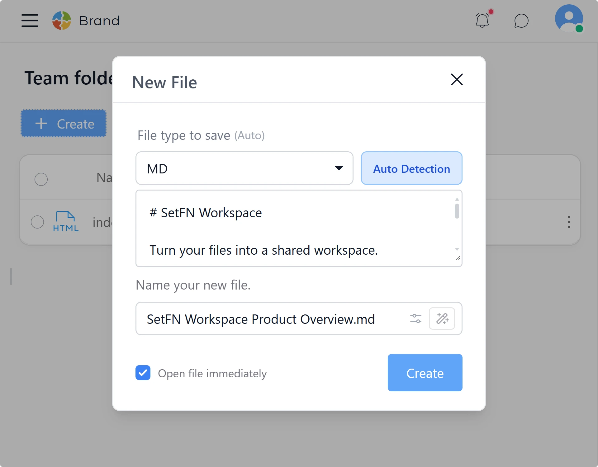 Smarter paste in SetFN Workspace