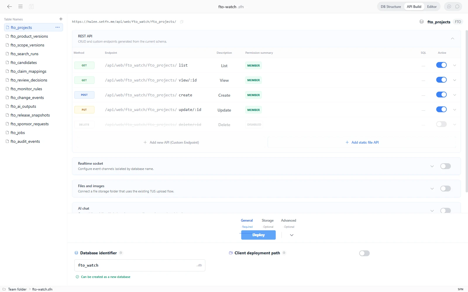 Connect APIs and permissions