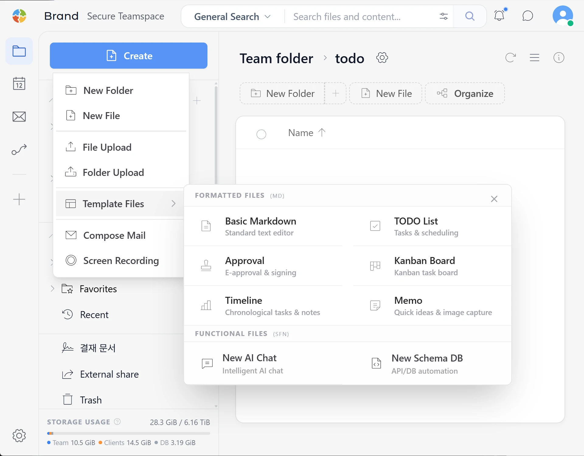 Templates for everyday work in SetFN Workspace