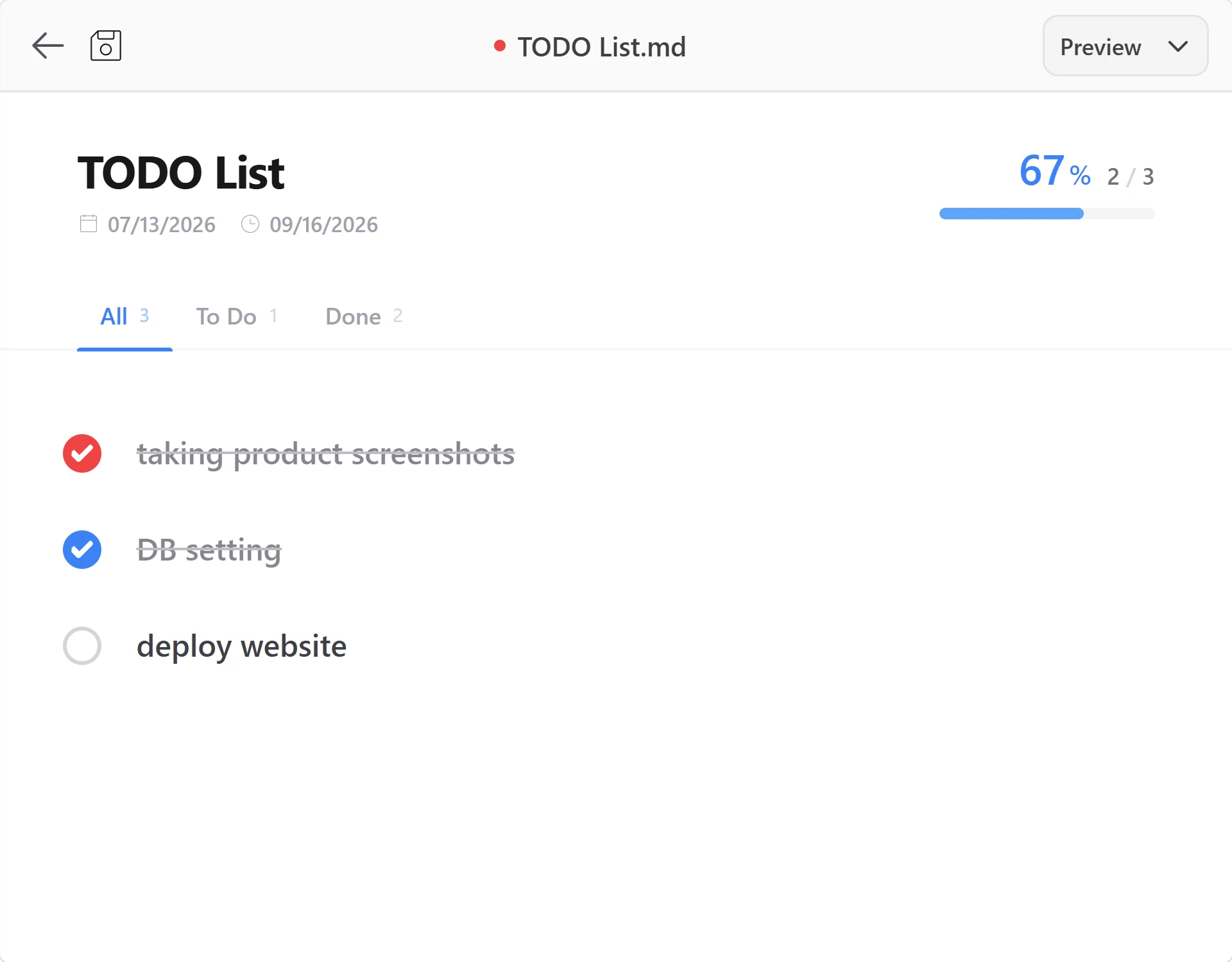 To-do lists in SetFN Workspace