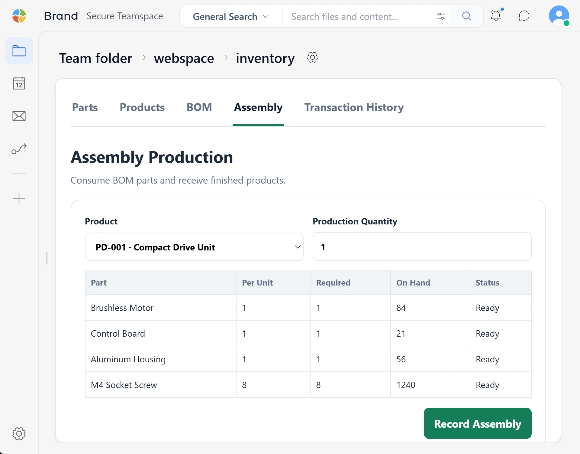 Create and manage databases in SetFN Workspace