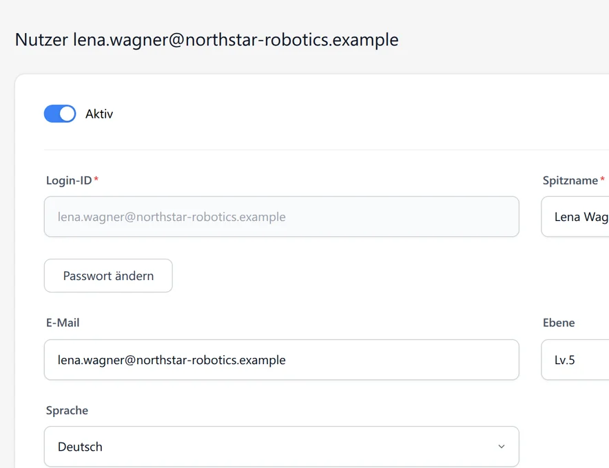 Fein abgestufte Berechtigungen im SetFN Workspace